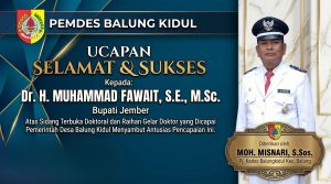 Penguatan Desa Melalui Ilmu Paripurna: Apresiasi Pj. Kades Balungkidul untuk Doktor Gus Fawait