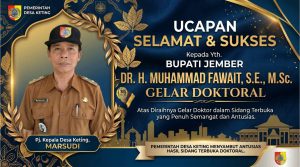 Kesejahteraan Petani Keting Jadi Prioritas: Pj. Kades Marsudi Sambut Optimis Gelar Doktor Gus Fawait
