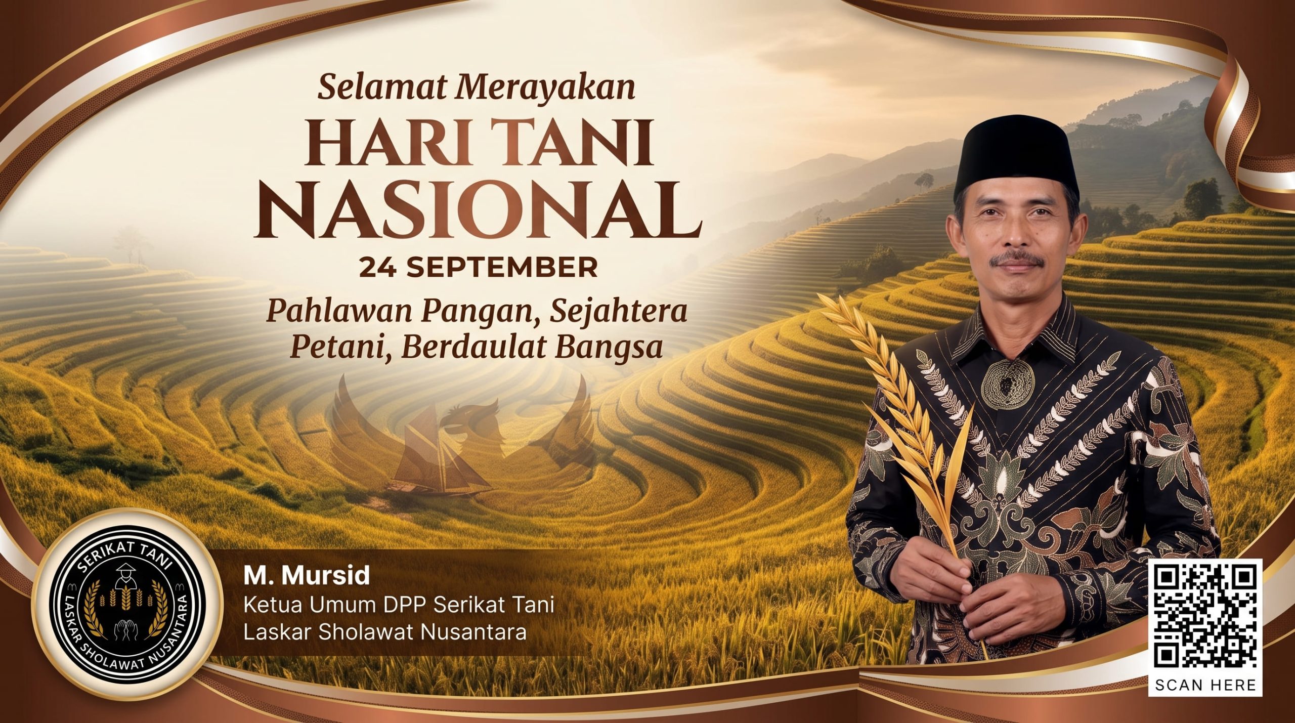 Peringatan Hari Tani Nasional . Transformasi SDM Petani Nusantara: Memadukan Inovasi Teknologi dan Nilai Kebangsaan
